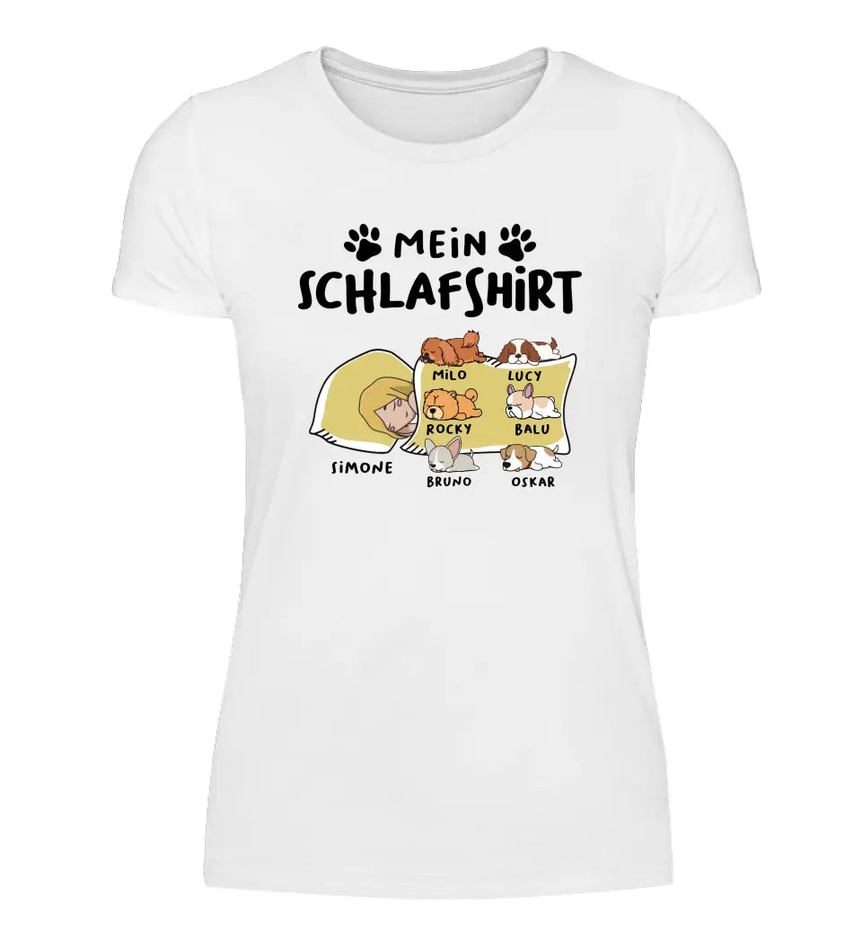 Mein Schlafshirt - Hunde Liebhaber Damen T-shirt