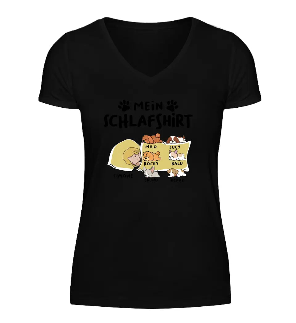 Mein Schlafshirt - Hunde Liebhaber Damen T-shirt