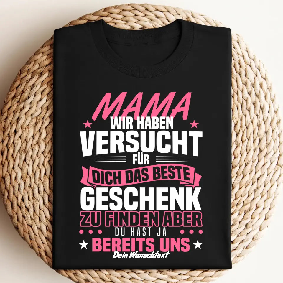 Mama Geschenk - Personalisiertes Mama T-shirt