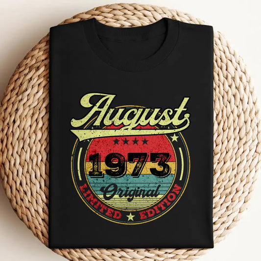 Vintage Geburtstag - Personalisiertes Herren T-shirt