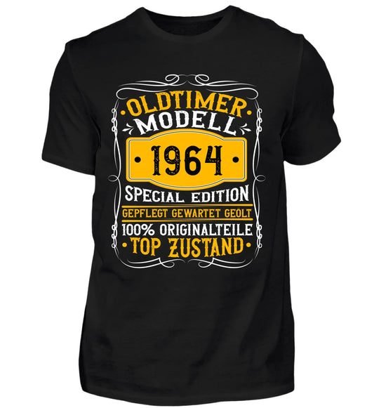 Oldtimer Jahrgang - Personalisiertes Geburtstag T-Shirt