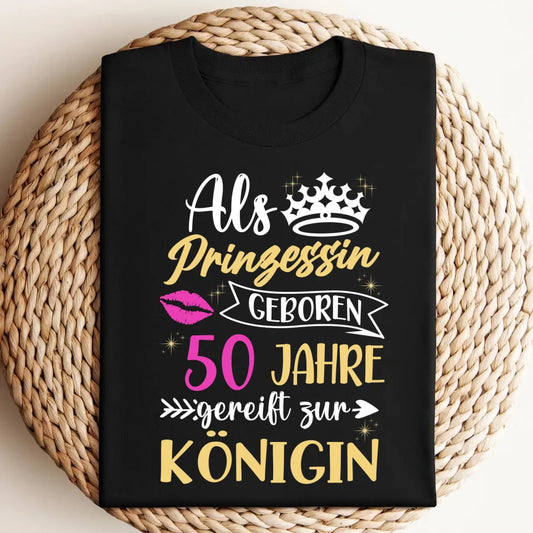 50 Geburtstag - Personalisiertes Damen T-shirt