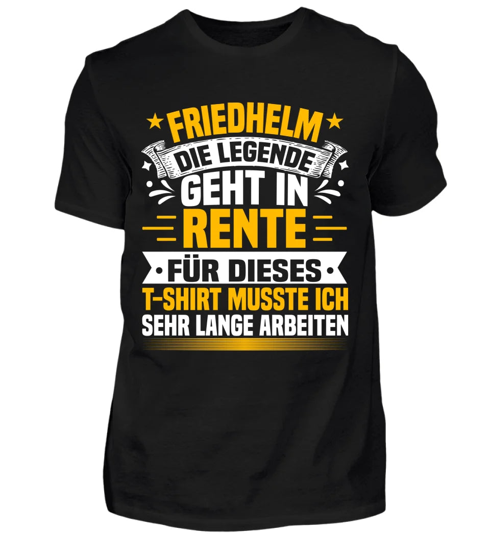 Legende Geht In Rente - Lustiges Rente T-Shirt